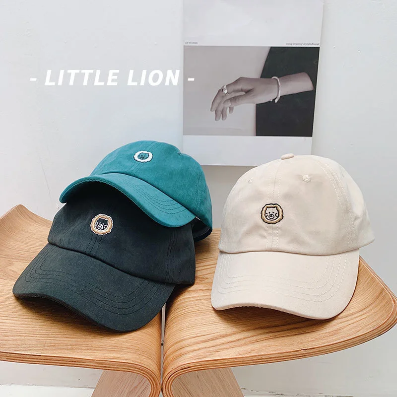 

2022 summer new little lion baseball cap men's casual hat spring women's duck tongue cap Korean version versatile fashion