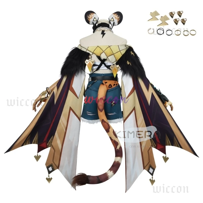 Xilonen Косплей Костюм Игра Genshin Impact Полный комплект Экипировка Униформа Аниме