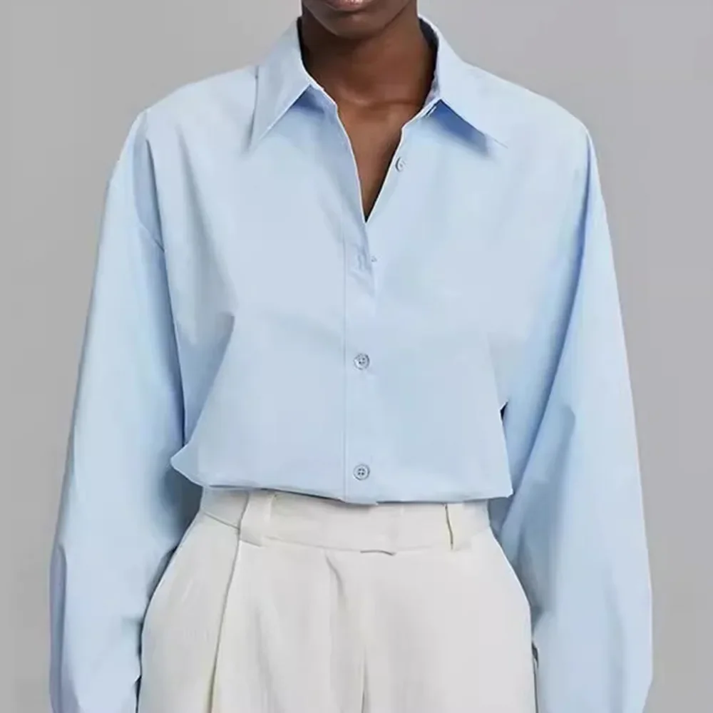 Женская свободная повседневная рубашка-блузка R0 * весенне-осенняя новая рубашка