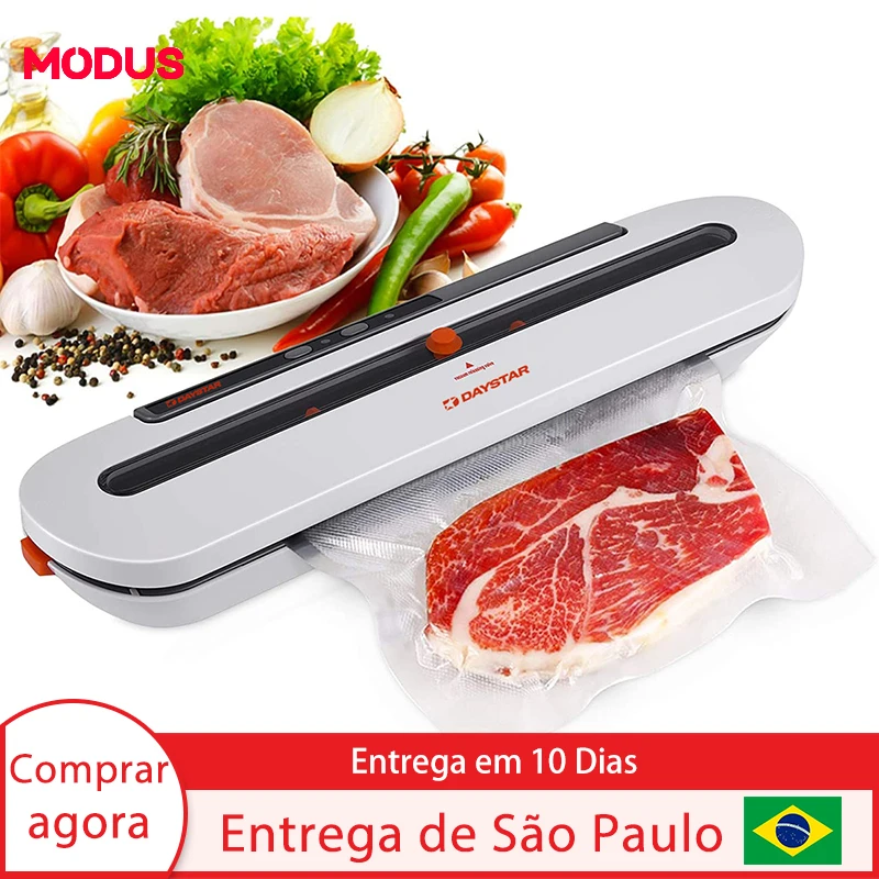 

Best 110V Food Vacuum Sealer Suitable for 10 Pcs Bags Commercial Household Packing Machine