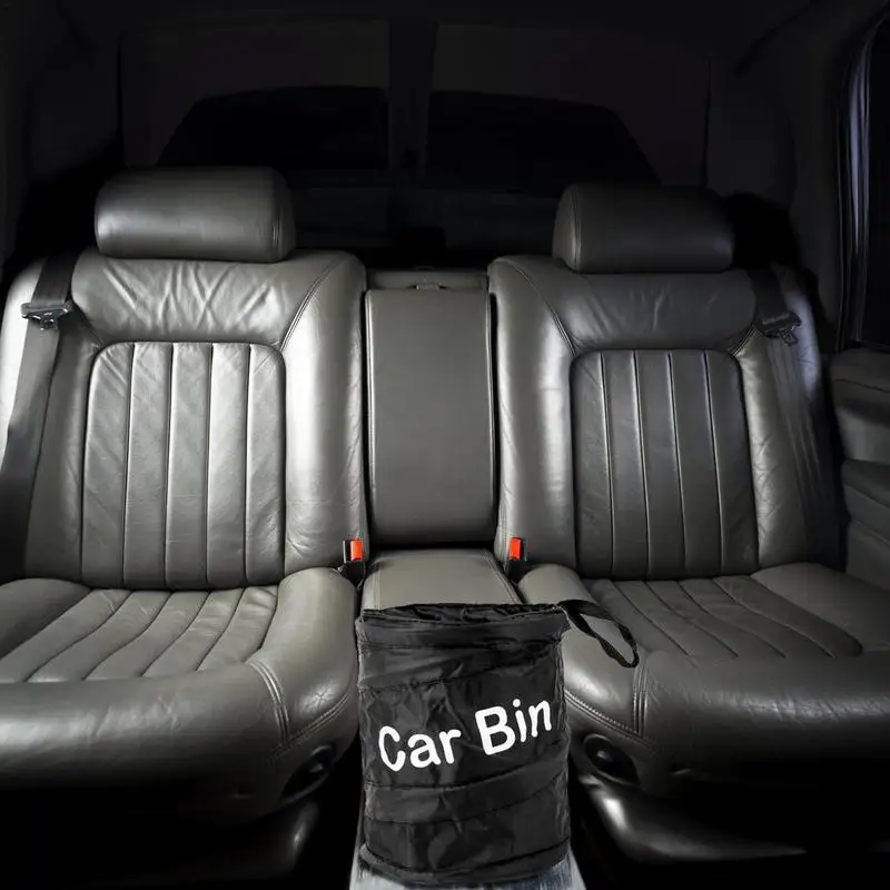 

Car Trash Can Auto Dustbin Garbage Bag Dust Seat Back Storage Rubbish Bin Box Trash Can Waterproof Auto Interior Accessories