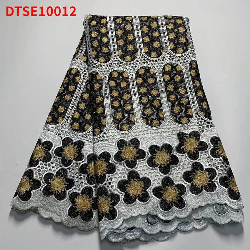 Большая Акция Африканское водорастворимое кружево отличительный узор с принтом