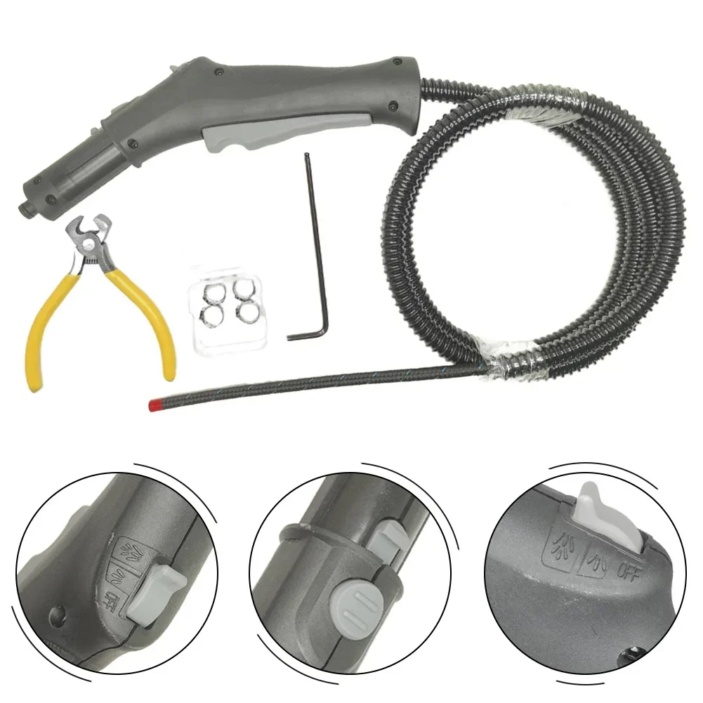 Фото Ручка управления параютом со шЛАНОМ ДЛЯ ПАРОВОГО ОЧИЩАТЕЛЯ Для Karcher Для SC1 Для SC 2500, бытовые принадлежности, чистящие вакуумные детали №1