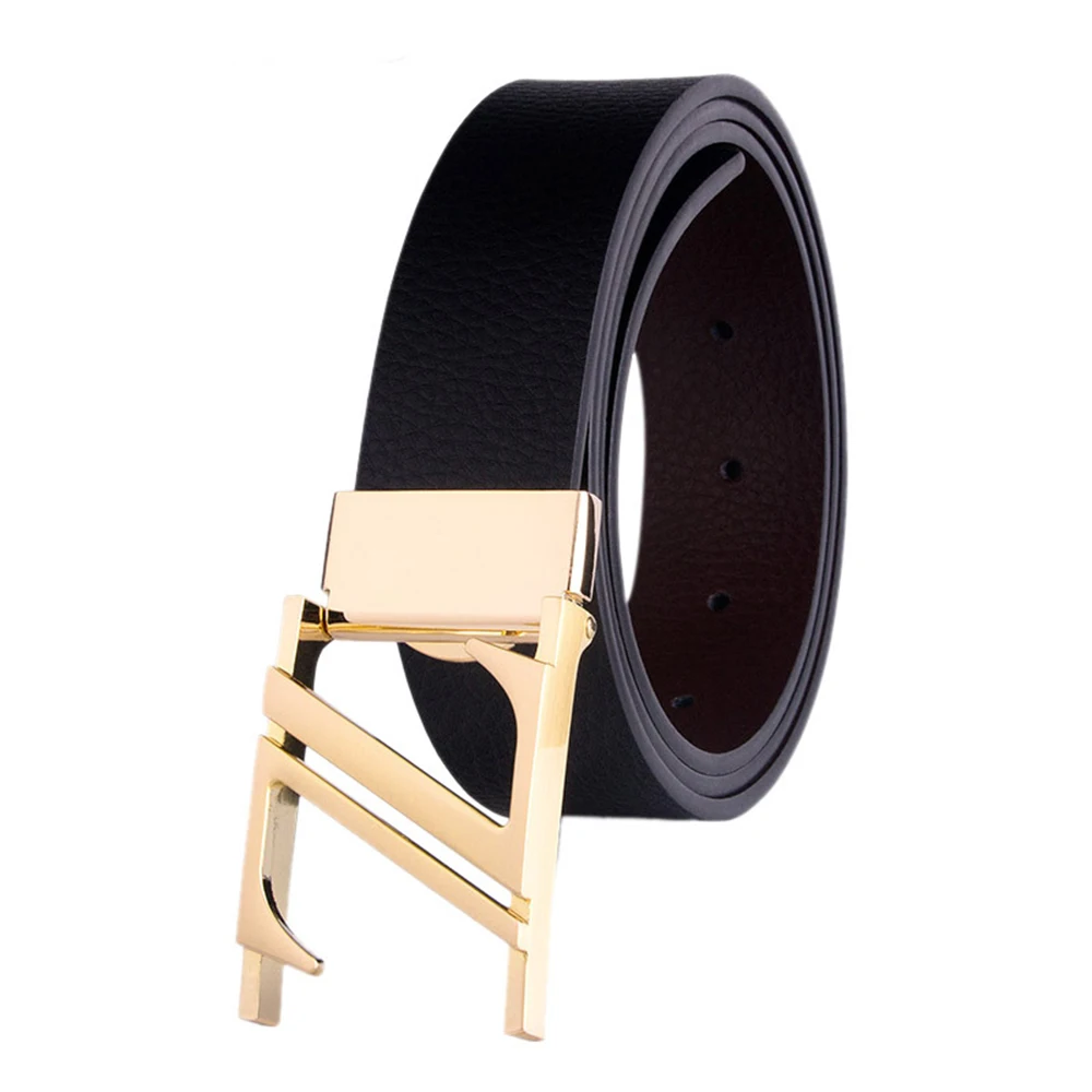 

Luxury Designer Trouser Strap Belt for Men Fashion Male Business Casual Belts High Quality Genuine Leather Waistband