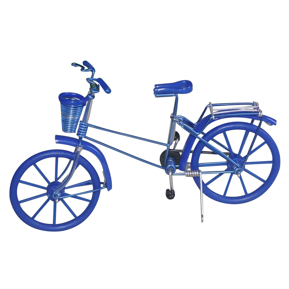

Bike Model Craft Decor Miniature Metal Mini Finger Racing Desktop Home Figurines Ornaments Mountain Wire Aluminum Handicraft