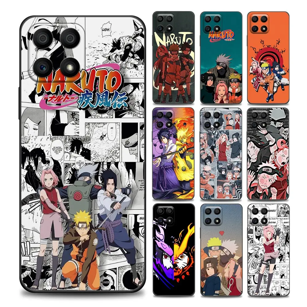 

Naruto Sasuke Kakashi sakura Anime Phone Case for Honor 8X 9S 9A 9C 9X Lite Play 9A 50 10 20 30 Pro 30i 20S(6.15) Soft Silicone