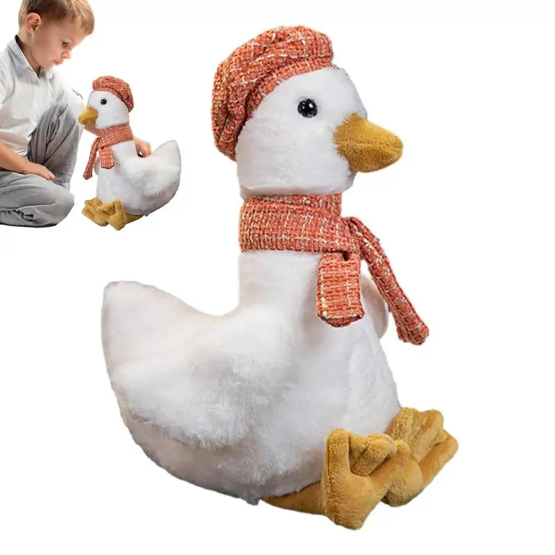 

Мягкая подушка в виде утки, мягкая пушистая Подушка для украшения комнаты