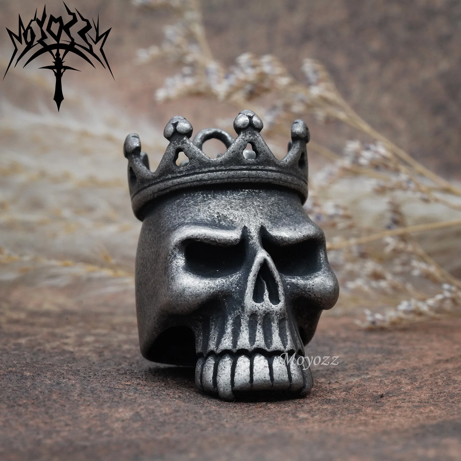 

Готическая Мужская Байкерская вешалка для звонков в виде черепа, мотоцикла, велосипедная вешалка для звонков на удачу, Мужская вешалка для звонков из нержавеющей стали