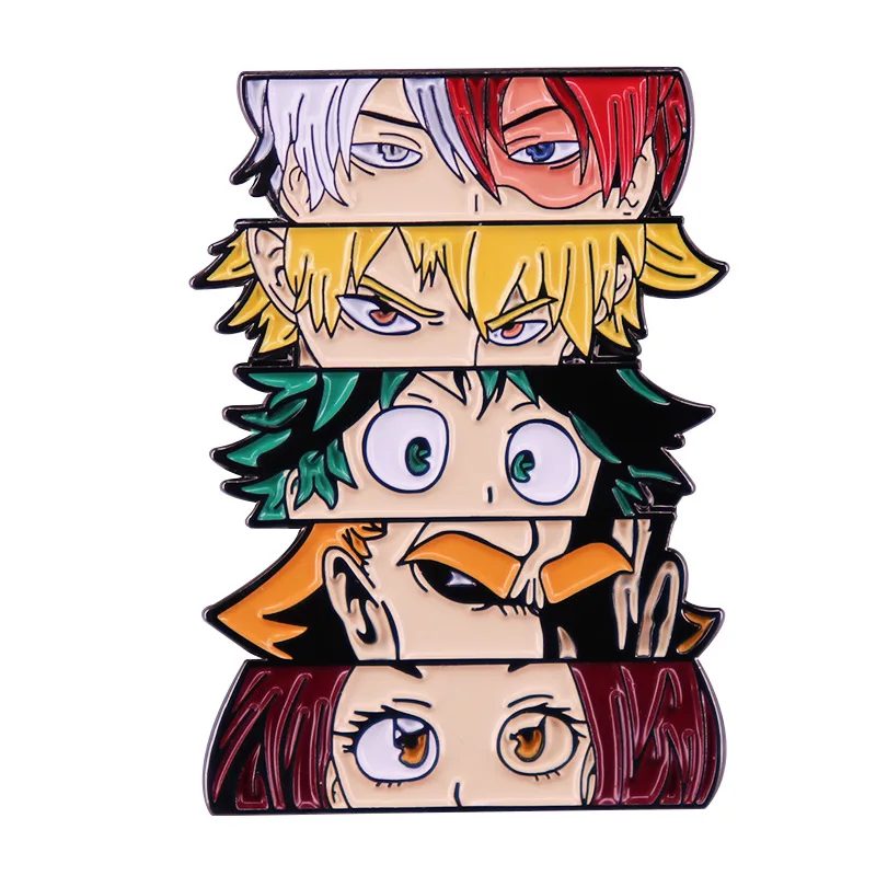 

My Hero Academia Hard Enamel Pins Collect Movies Comic Metal Cartoon Brooch Backpack Collar Lapel Badges Fashion Jewelry Gifts