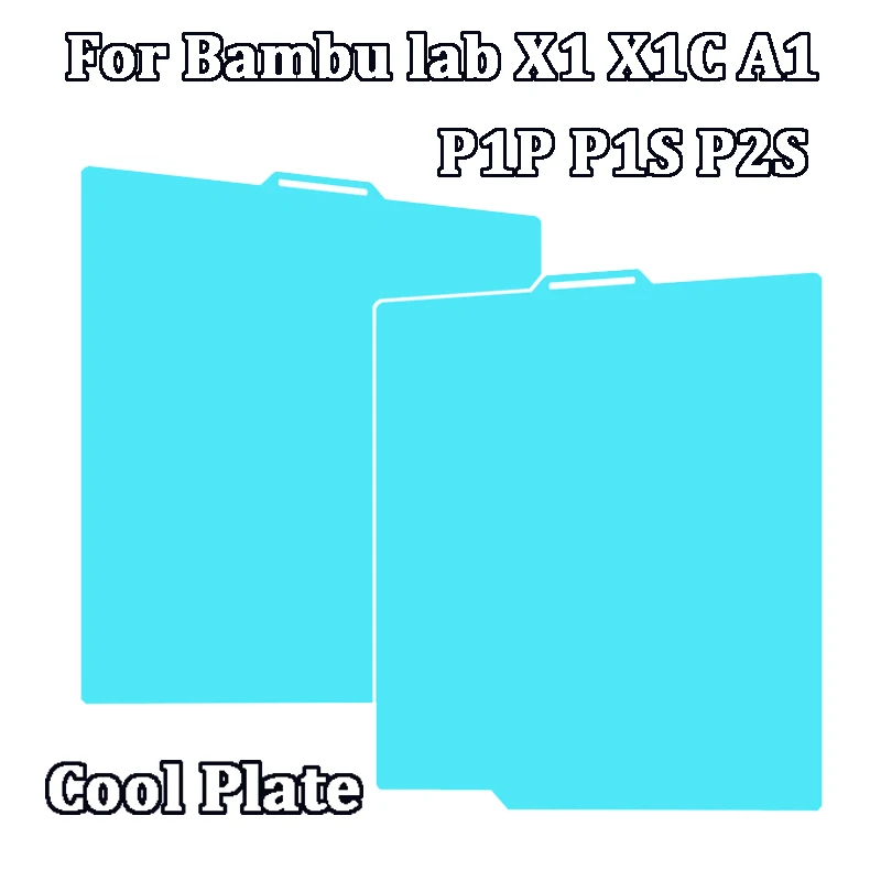 Фото Двусторонняя нагреваемая платформа Glacier Cool Plate P2S 257x257 мм для 3D-принтеров Bambu Lab P1P, P1S, A1, X1, X1C, X1E №2