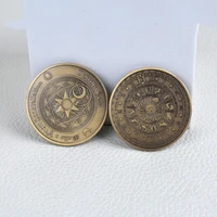 european and american taro bronze commemorative coin constellation fengshui lucky sun moon guanghua love coin wish coin can play