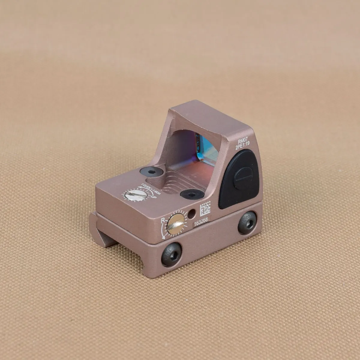 Металлический Коллиматорный прицел RMR с красной точкой регулируемый для охоты