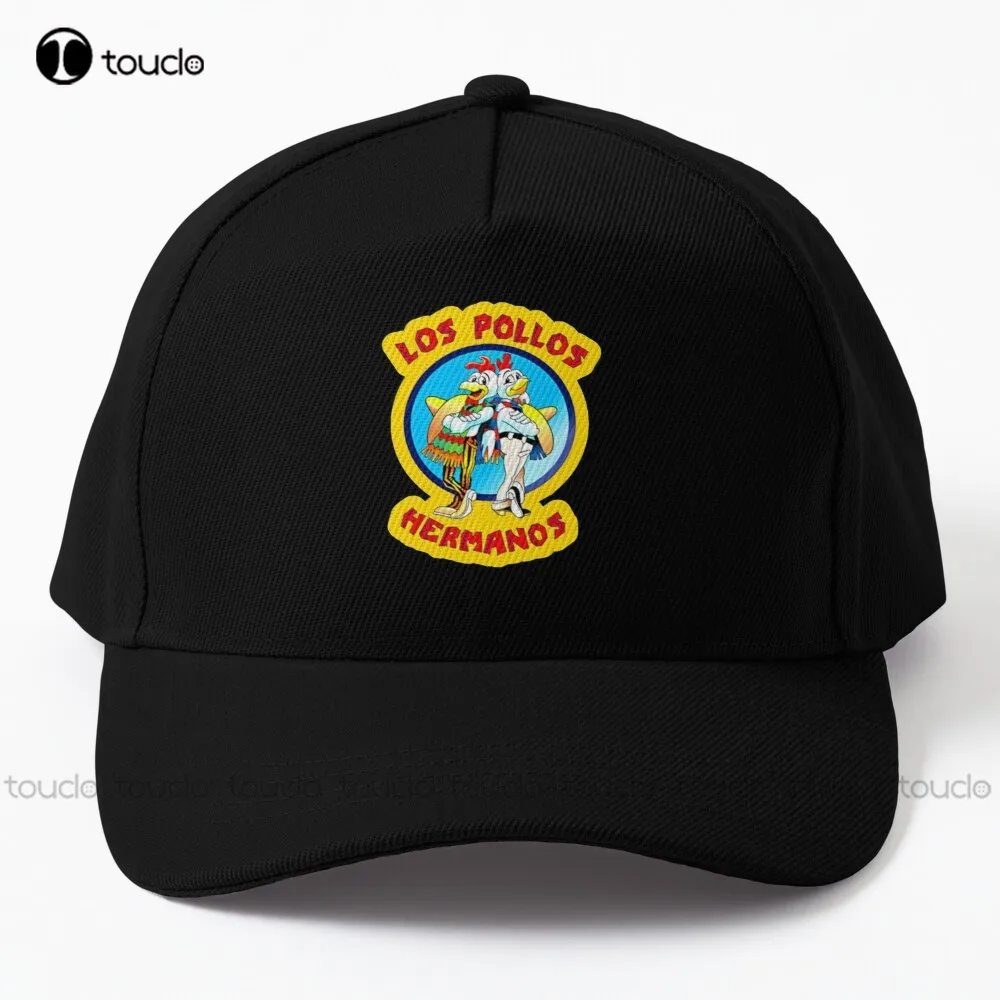 

Los Pollos Hermanos Breaking Bad Baseball Cap Hiking Hats For Women Hip Hop Trucker Hats Street Skateboard Cotton Denim Caps Art