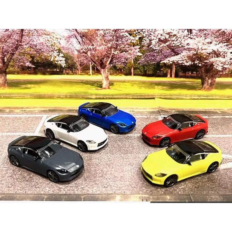 Фото 1/64 оригинальный TAKARA TOMY Gashapon NISSAN Airlady Z 432 Qversion Миниатюрная модель автомобиля фигурка модели игрушки подарки коллекция №4