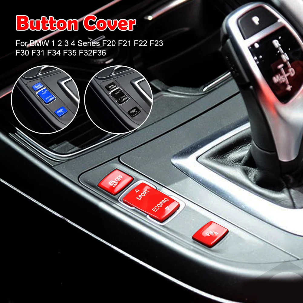 

Car ESP Drive Mode Switch Button Cover Parking Sensor Button Decor accessories for BMW 1 2 3 4 Series F20 F21 F22 F30 F34 F35