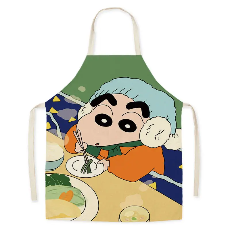Crayon Shin-chan фартук без рукавов рабочая одежда домашняя кухня готовка выпечка для