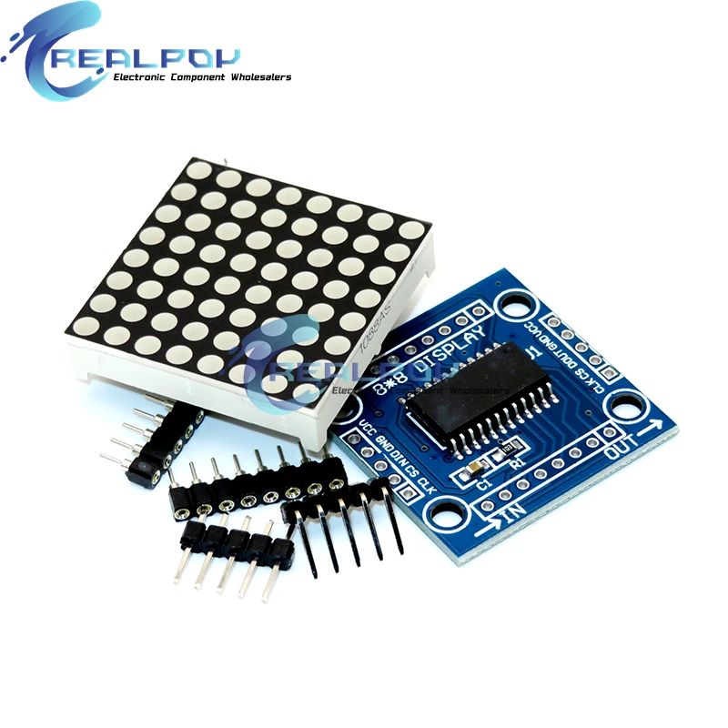 Фото MAX7219 Матричный модуль Модуль микроконтроллера Готовый модуль дисплея для Arduino №3