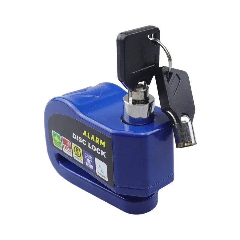 Замок дискового тормоза сигнализация замок колеса мотоцикла скутера дисковый с