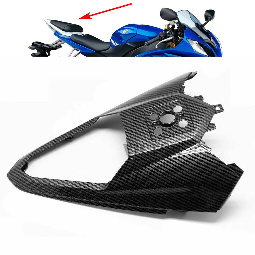 

For Yamaha YZF R6 2008-2016 Motorcycle Panel Decorative Rear Upper Seat Lower Tail Fairing Cowl Hydro Dipped Carbon Fiber Finish