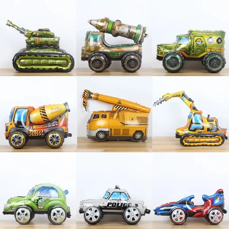 Большой экскаватор 4D танк грузовик фотоэлемент шар для сборки автомобиля