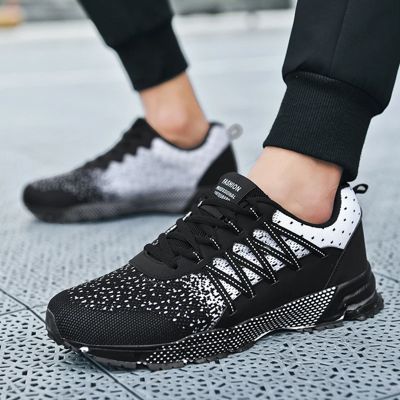 2022 Summer Men's Shoes Breathable Running Shoes Large Size 47 Sneakers Men Comfortable Walking Jogging Casual Gym Shoes