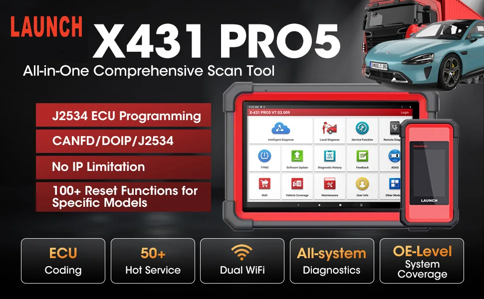 Диагностический инструмент Launch X431 PRO5 PRO 5 прибор для полной диагностики