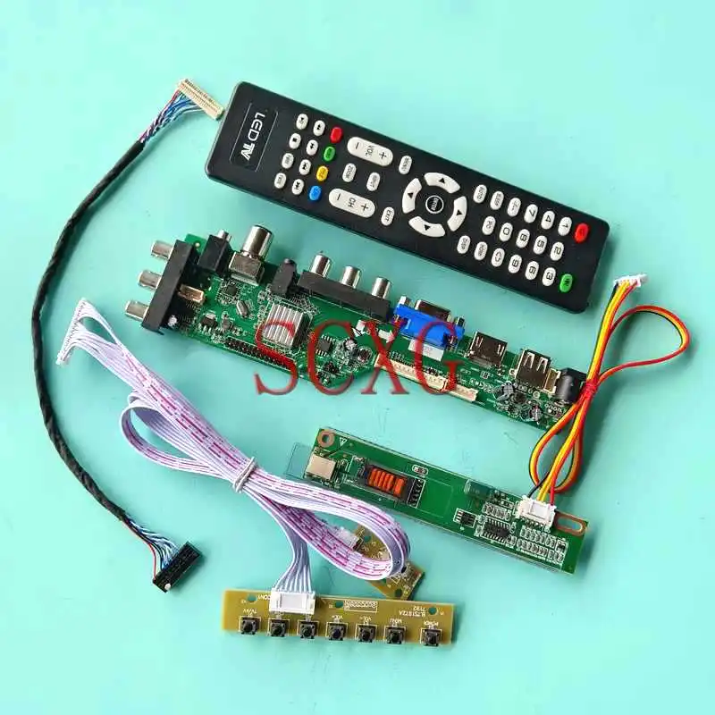 

Fit HSD150PX11 HT15X33 LQ150X1LH63 DVB Digital Controller Board 1-CCFL 15" HDMI-Compatible VGA USB AV RF 20Pin LVDS 1024*768 Kit