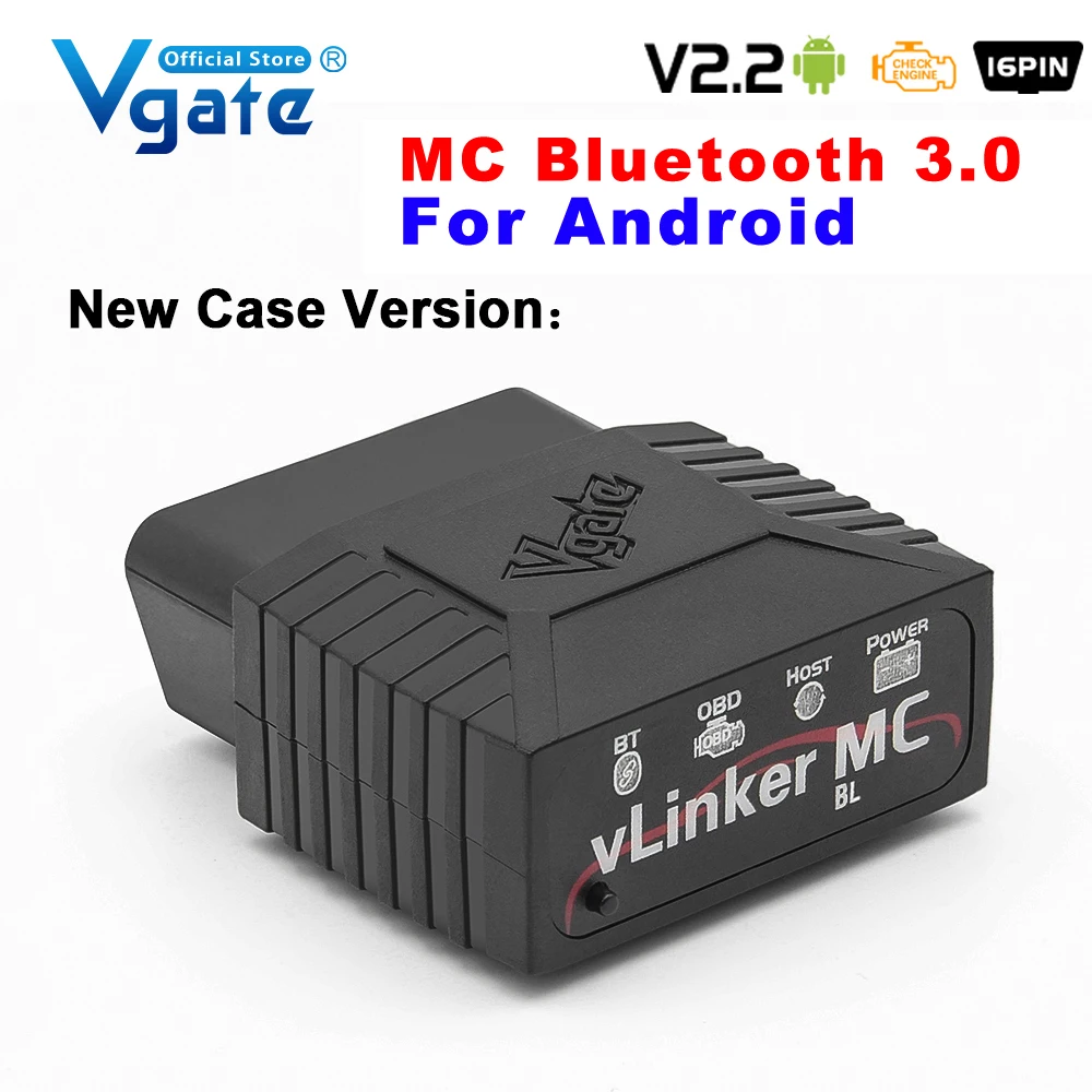 

Vgate vLinker MC Bluetooth 4.0 ELM327 V2.2 OBD2 Сканер BLE, Автоматический Диагностический Инструмент Для BimmerCode, FORScan