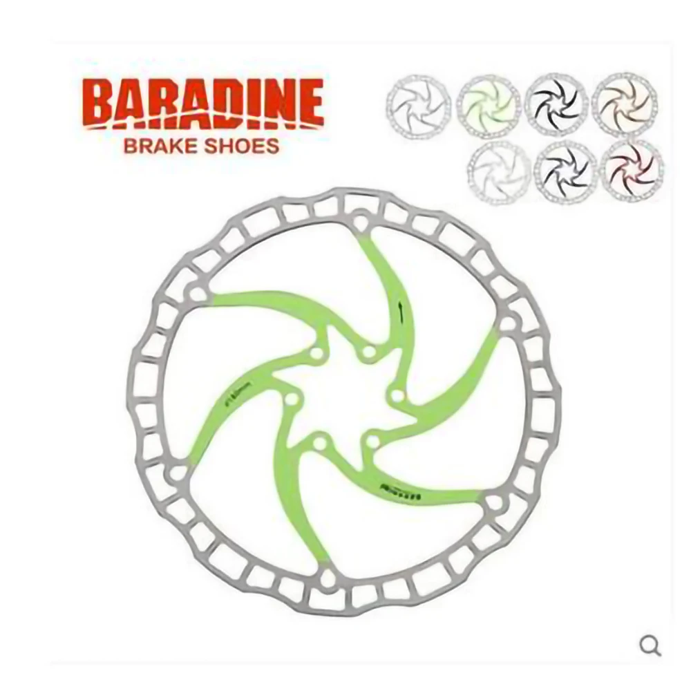 

Baradine DR-07D DISC BRAKE MTB MOUNTAIN ROAD BIKE ROTOR Stainless Super Light160MM 180MM 203mm 6 Bolts Rotor