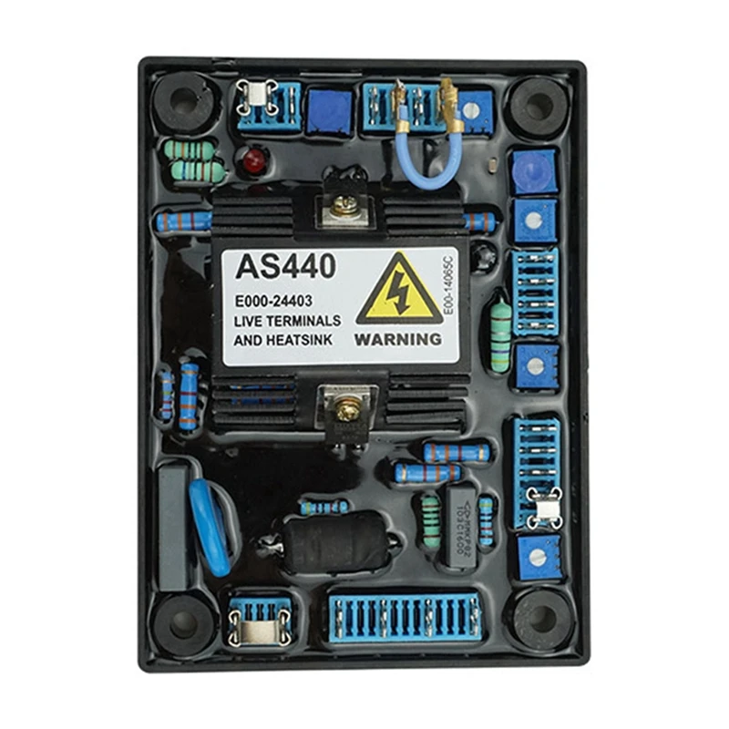 Фото 2X бесщеточный генератор AVR AS440 автоматический регулятор напряжения 220 вольт 1 фаза AS440 №2