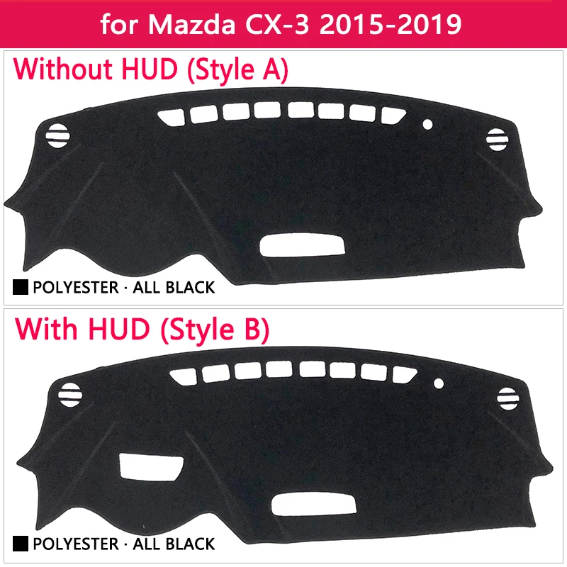 Для Mazda CX-3 2015 2016 2017 2018 2019 анти-скольжения мат коврик на приборную панель Зонт