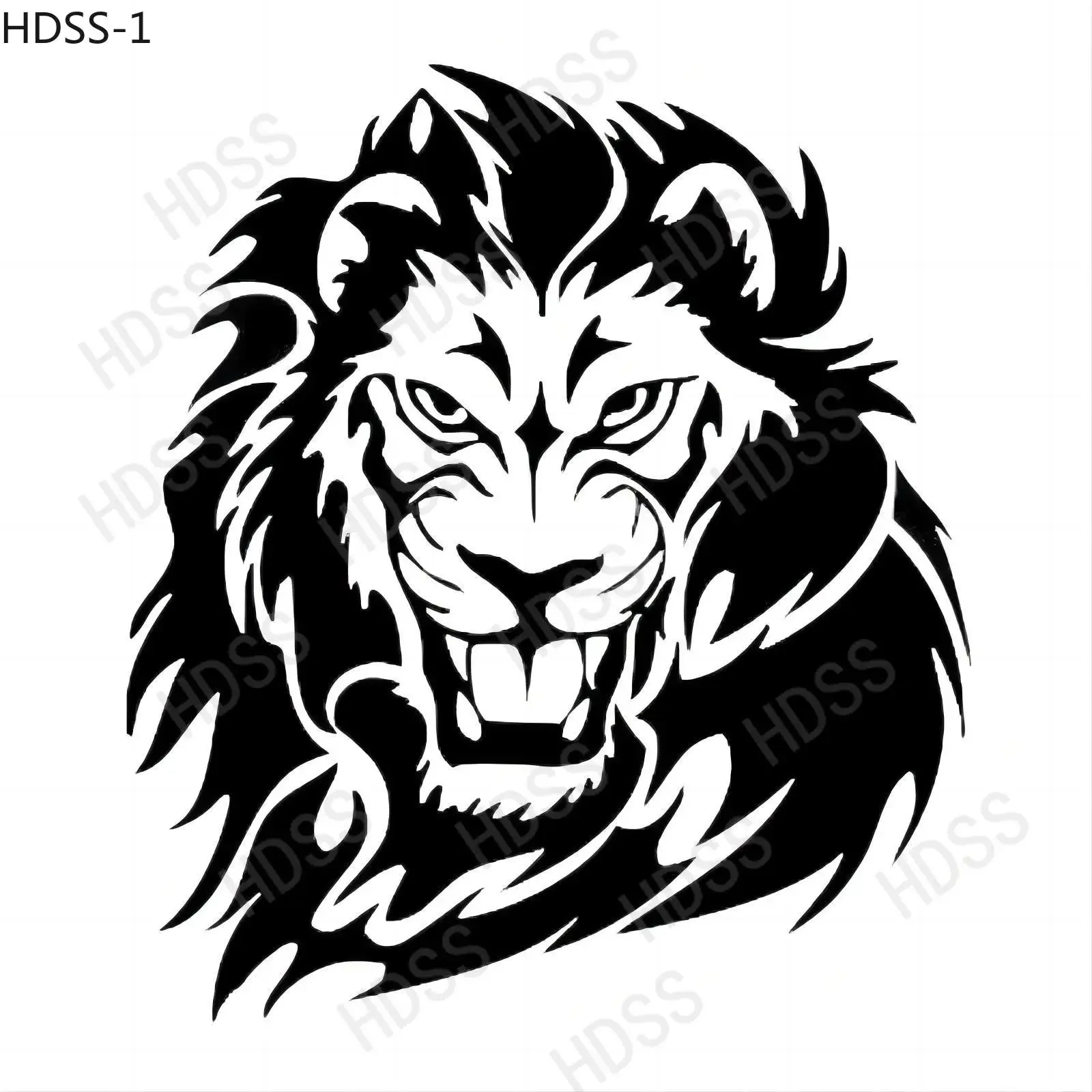 HDSS-HDSS-горячий стиль наклейки для автомобиля с изображением льва виниловые