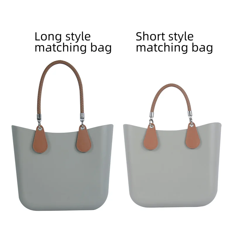 2023 Obag braid Rope Handle strap belt for O Bag Tote Bag Detachable PU leather Women's Bag Accessories