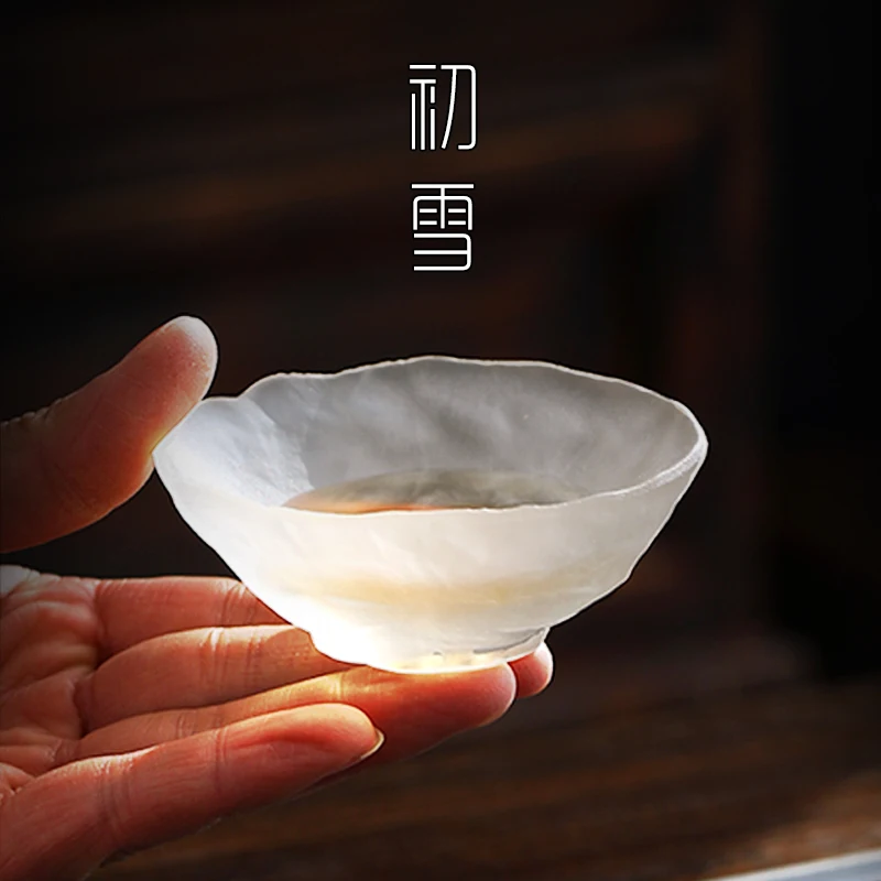 

★High end glass cup, Hat Cup, Master Cup, kung fu tea set, tea cup, single cup, tea ceremony, tea bowl, Japanese tea cup