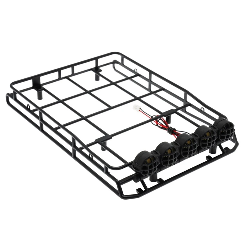 

Luggage Carrier Roof Rack with LED Roof Light for MN D90 D99S MN98 MN99S MN-90 1/12 RC Car Upgrade Parts