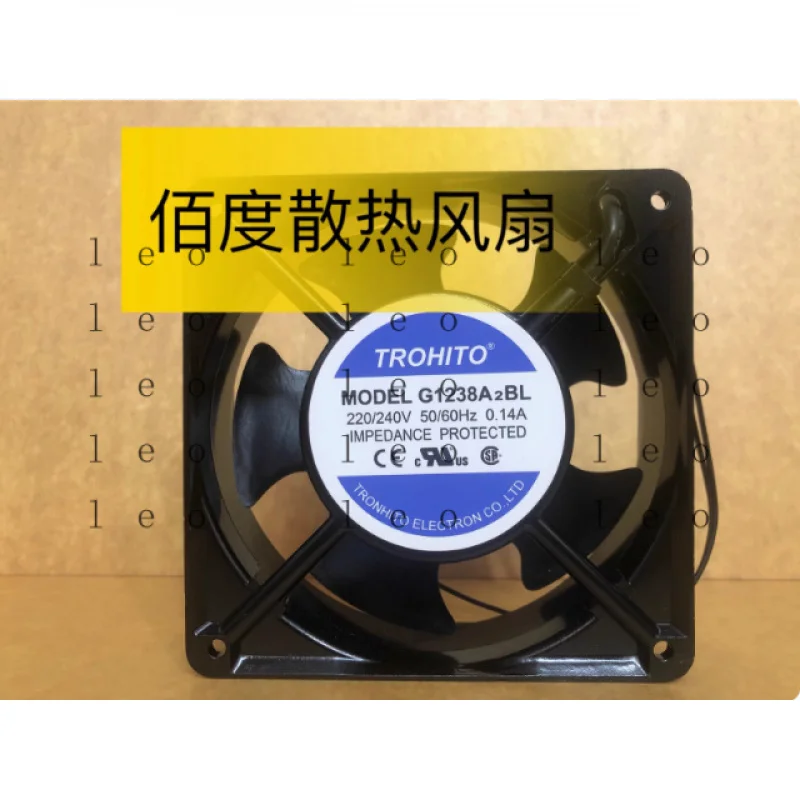 Фото Вентилятор GG для TROHITO G1238A2BL 220-240В 50-60Гц 0.14А с алюминиевой рамой №1