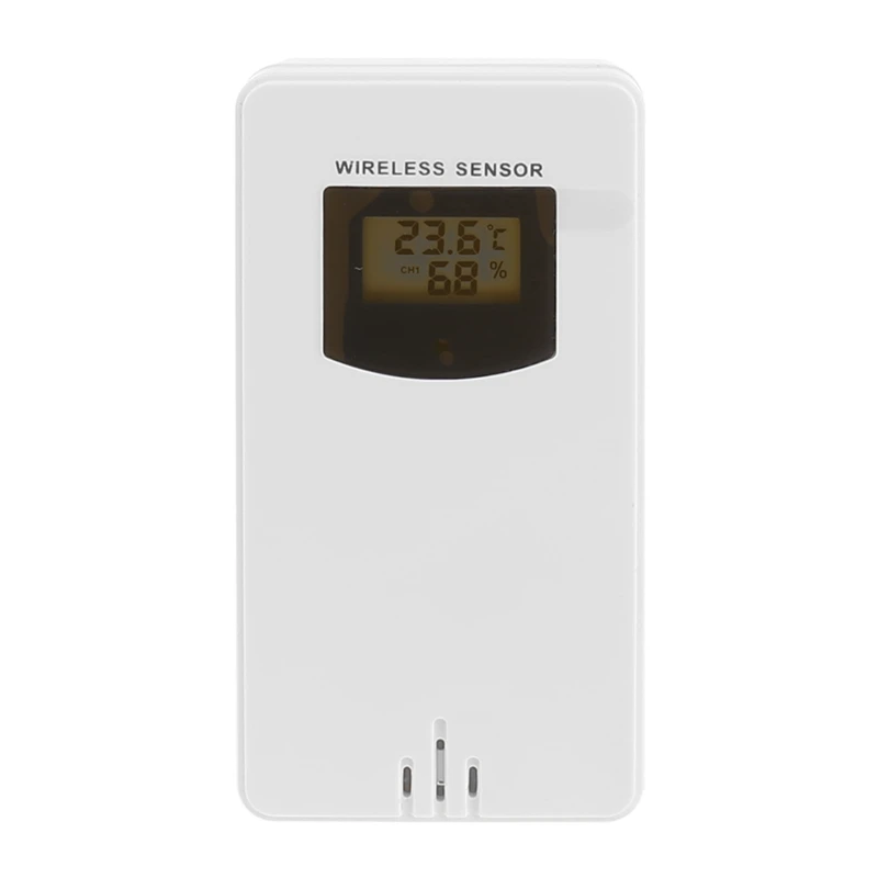 

Wireless Outdoor Indoor Transmitter Temperature Humidity Meter Hygrometer Thermometer for FanJu