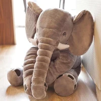 4060cm kawaii soft elephant stuffed plush toy big animal toys baby kids appease sleeping pillow doll birthday gifts for girls