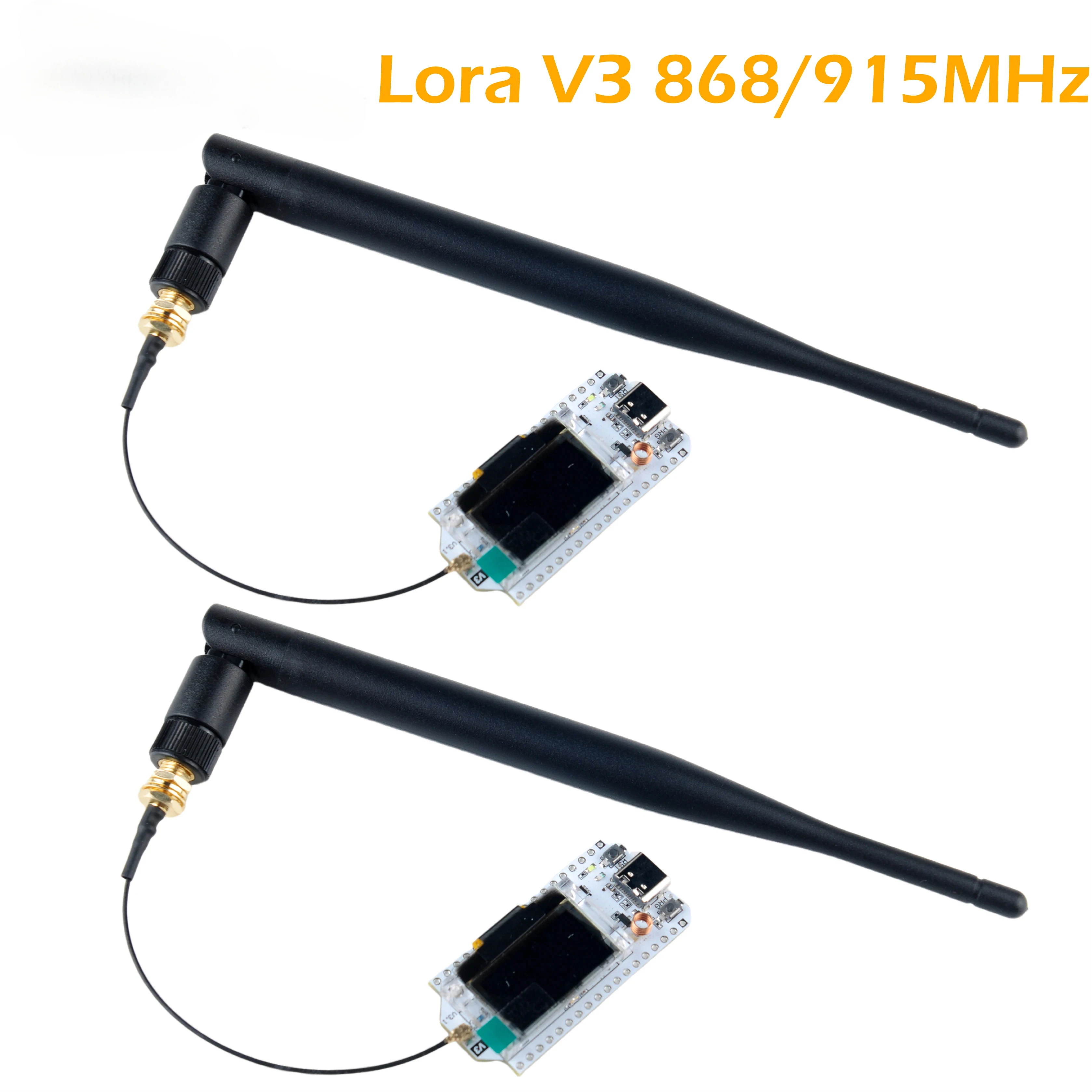 2 комплекта макетной платы ESP32 LoRa32 V3 0 96 OLED SX1262 868 МГц 915 Антенна LoRa 32 IoT Dev Board WIFI + BT Lora