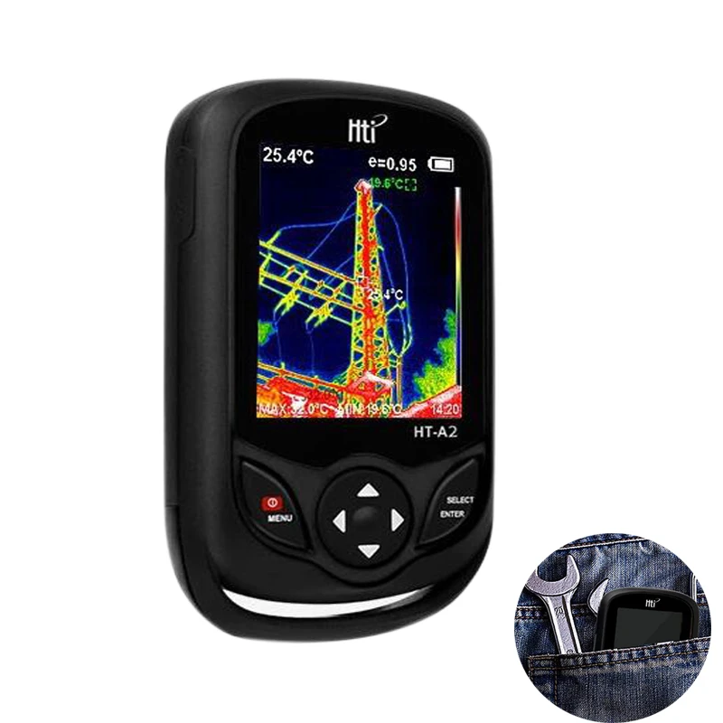 

320 x 240 IR Resolution Thermal imager Mini Infrared Camera with 76800 Pixels Real-Time Temp Measurement Range -20~300℃