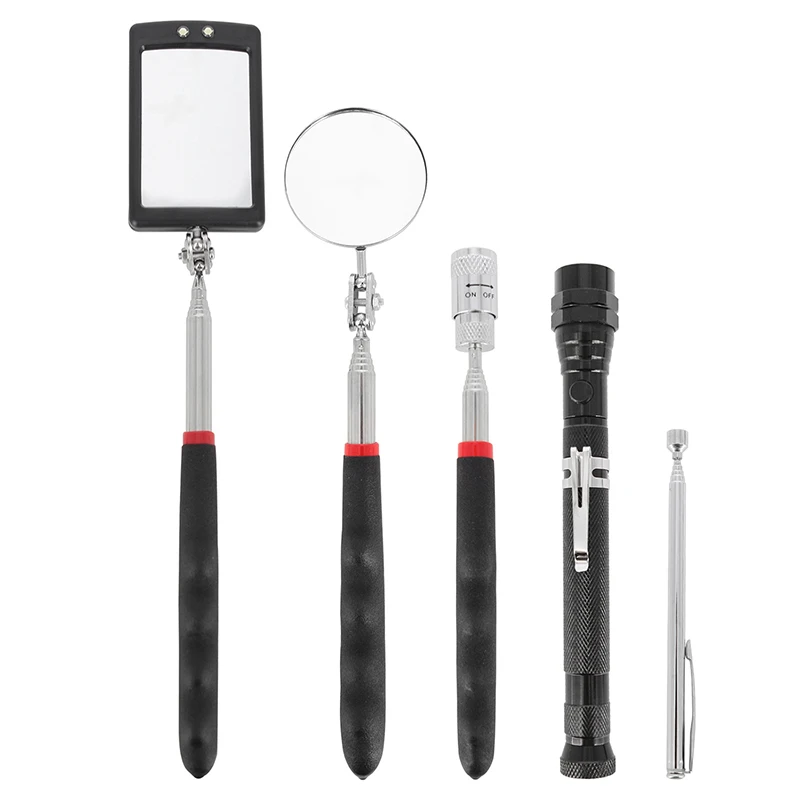 5 шт. черный магнитный инструмент для захвата телескопические палочки поворотное