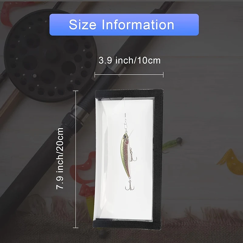 1 шт. рыболовные снасти для хранения приманка железная пластина защитная сумка