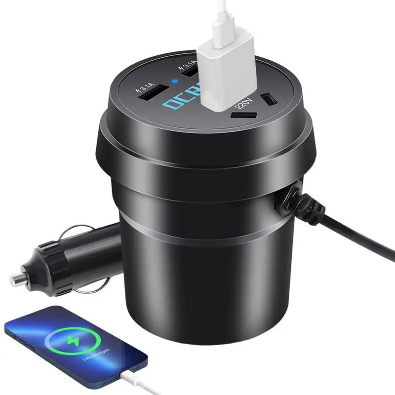 

Car Inverter Charger 12v 220v 110V PD Type C QC3 0 USB Socket Car Charging Adapter 24V Auto Power Converter Conversor 12v A 220v