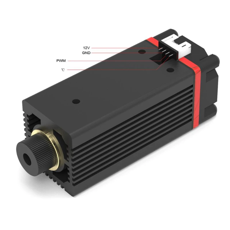 

7W лазерная головка 12V лазерная фотография DIY CNC лазерный гравер