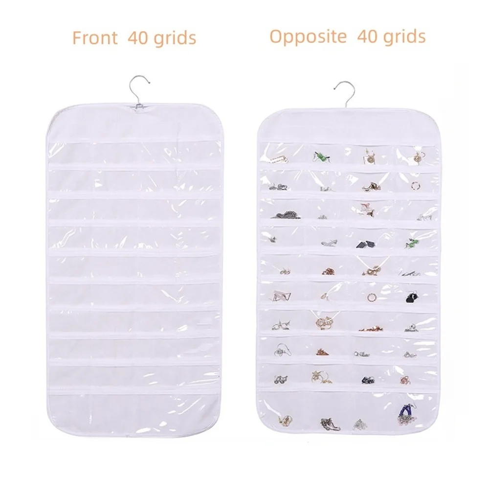 

Подвесной органайзер для украшений 80 карманов