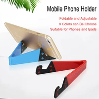 v shaped foldable mobile phone holder universal desk stand for iphone 13 12 pro ipad tablet adjustable support cell phone holder
