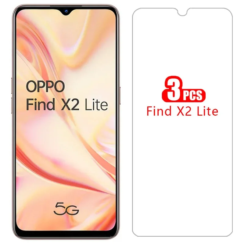 чехол для oppo find x2 lite защитная пленка экрана закаленное стекло на findx2 x 2 2x x2lite Light 6 4