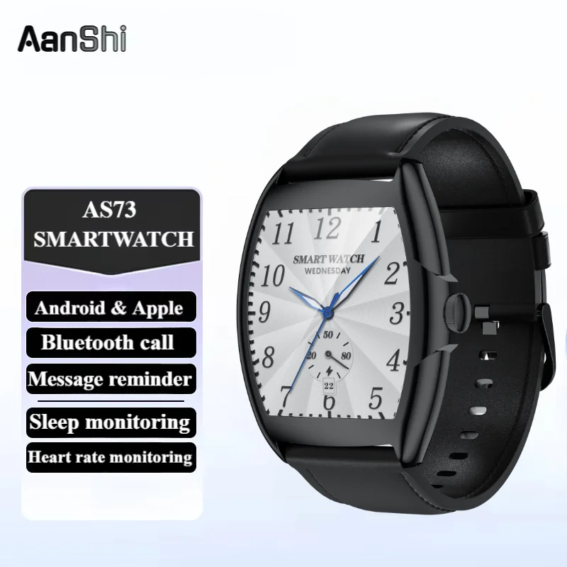 Смарт-часы AS73 с мониторингом здоровья пульсом/BP/SpO2 цвет в ассортименте