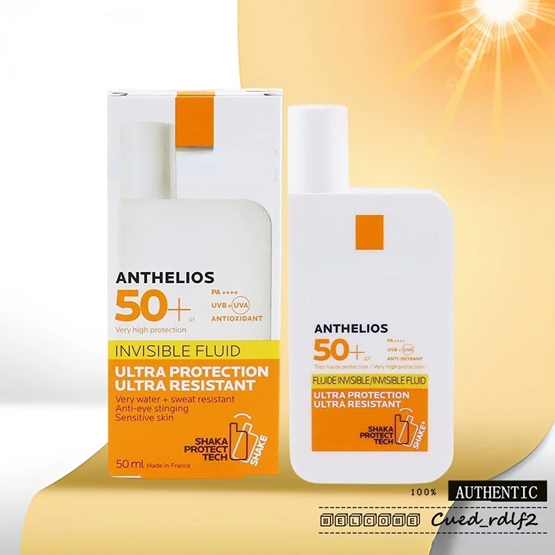 

Оригинальный солнцезащитный крем для лица Anthelios XL анти-блеск невидимая жидкость | Анти-совершенство ультра SPF50 солнцезащитный крем для тела отбеливание