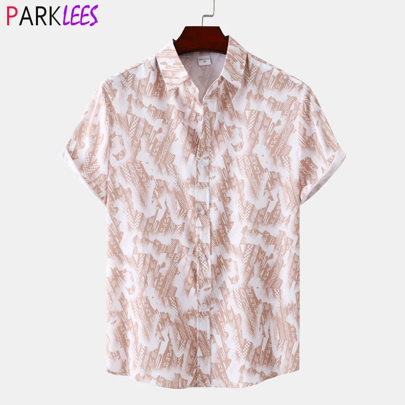 

Mens Bowling Shirt 1950s Retro Print Hawaiian Shirts Short Sleeve Casual Button Down Shirt Beach Shirts Party Holiday Clothing